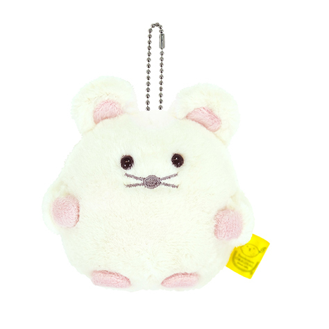 サンレモン ポッコりんご キーチェーン はつかねずみ WH