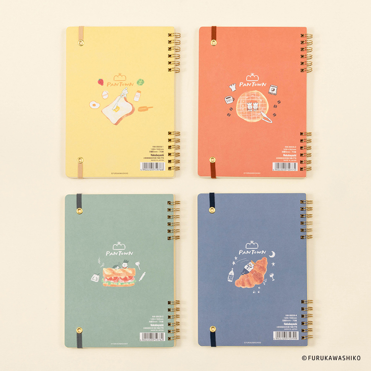 ロジカルノート 古川Wリングノート パンタウン B6 方眼 1イエロー NW-B609-1