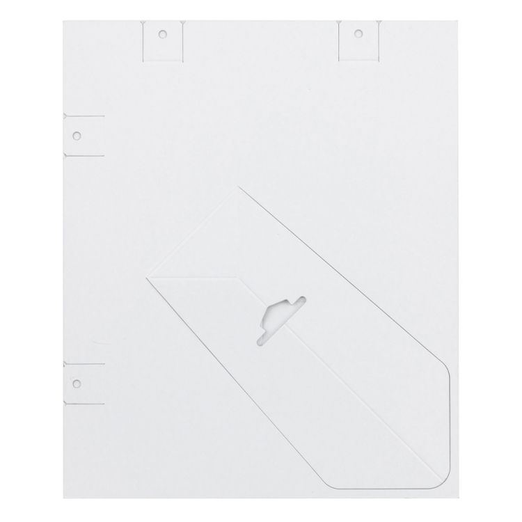 Vカットペーパースタンド 差込式 六ツ切/ブルー VPS-6P-B