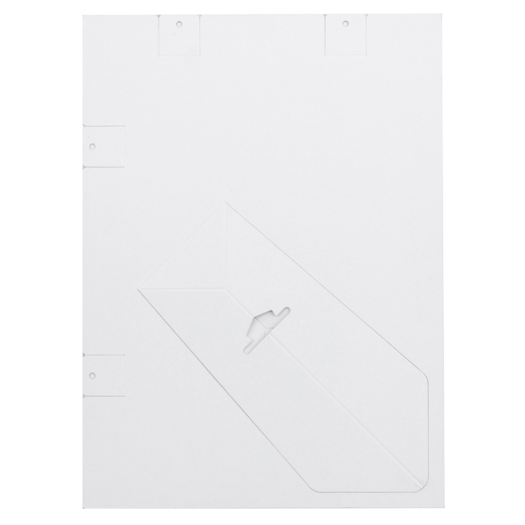 Vカットペーパースタンド 差込式 W四ツ切/ホワイト VPS-4PW-W