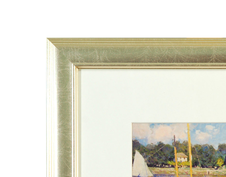 万丈　Ｖインチ額　ゴールド