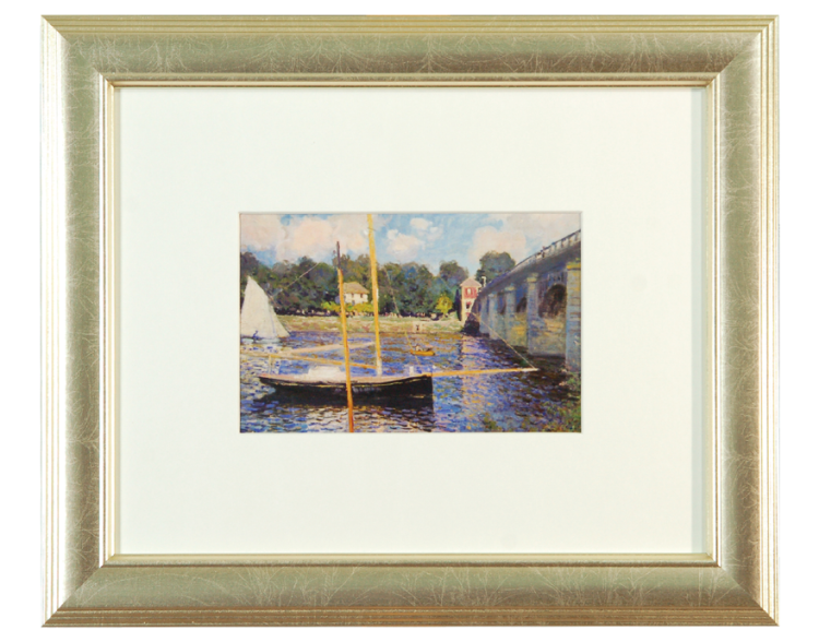 万丈　Ｖインチ額　ゴールド