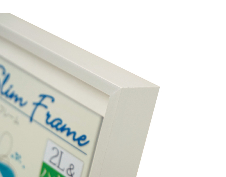 万丈 スリムフレーム L&チェキ ホワイト