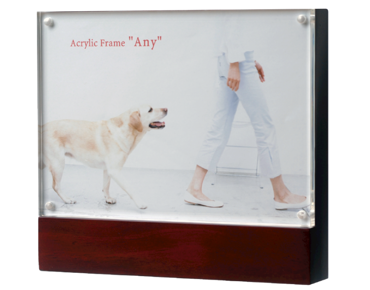 万丈 アクリルフレームエニー ポスト判 ブラウン