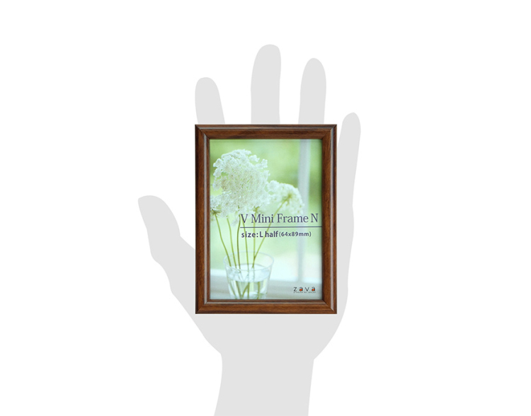 万丈 VミニフレームN L判ハーフ ブラウン