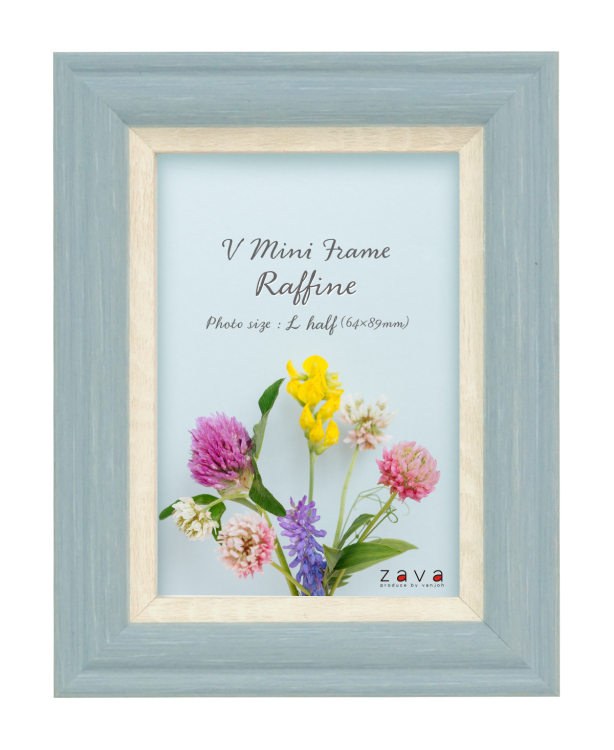 万丈　Vミニフレーム　ラフィネ　ブルー