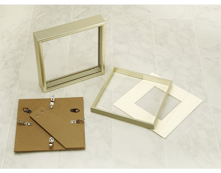 万丈 シャインBOXフレーム 15角 (89*89マット付)