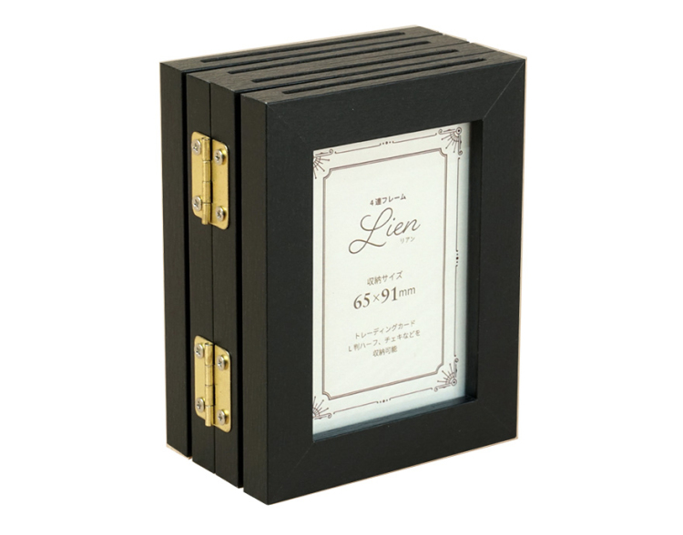 万丈 4連フレーム リアン L判ハーフ ブラック