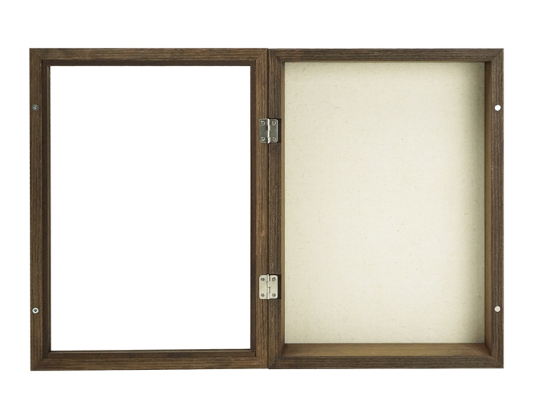 万丈 フロントオープンBOX A4 ブラウン