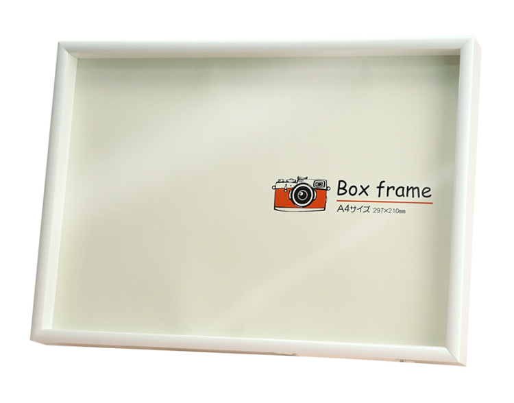 万丈 ボックスフレーム A4判 ホワイト