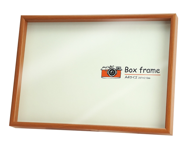万丈 ボックスフレーム A4判 ライトブラウン