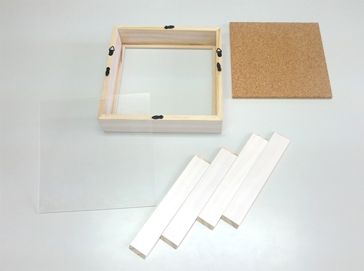 万丈　キューブフレーム　1732　ナチュラル