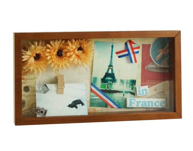 万丈 キューブフレーム 1732 ブラウン