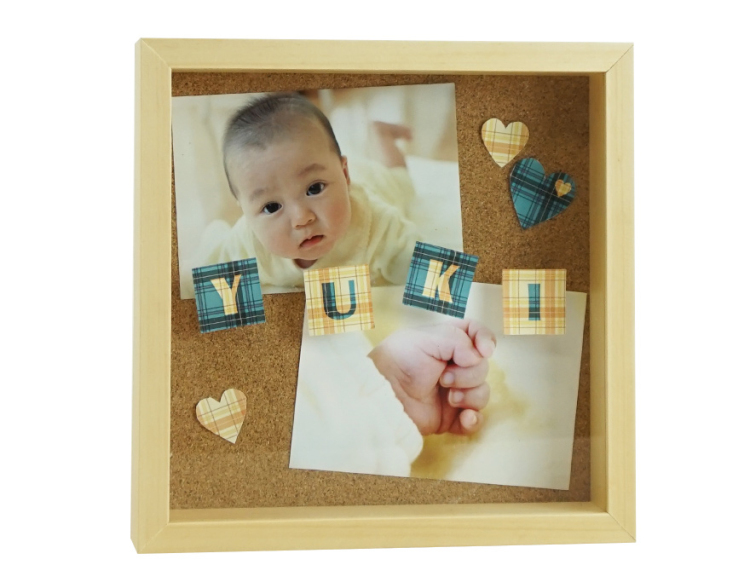 万丈　キューブフレーム　2222　ブラウン