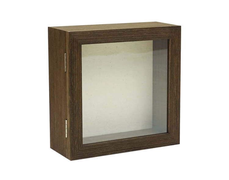 万丈 フロントオープンBOX 15角 ブラウン