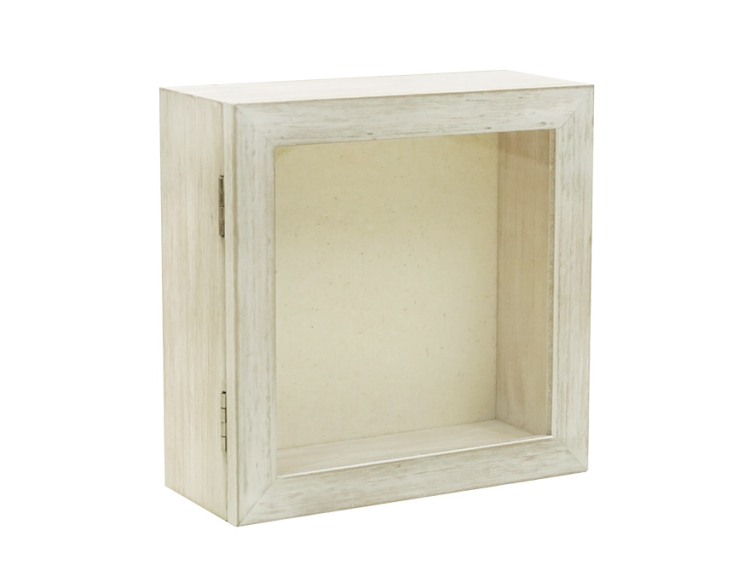 万丈 フロントオープンBOX 15角 ホワイト