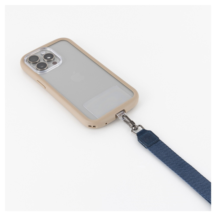 スマートフォン ストラップ 平紐20mm／ベージュ SMA-S03BE