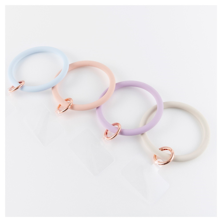 スマートフォン リングストラップ/ホワイト SMA-S04W