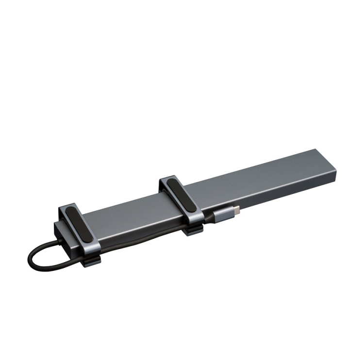 Type-C 10in1PCスタンドドック/グレー UD-C06GY