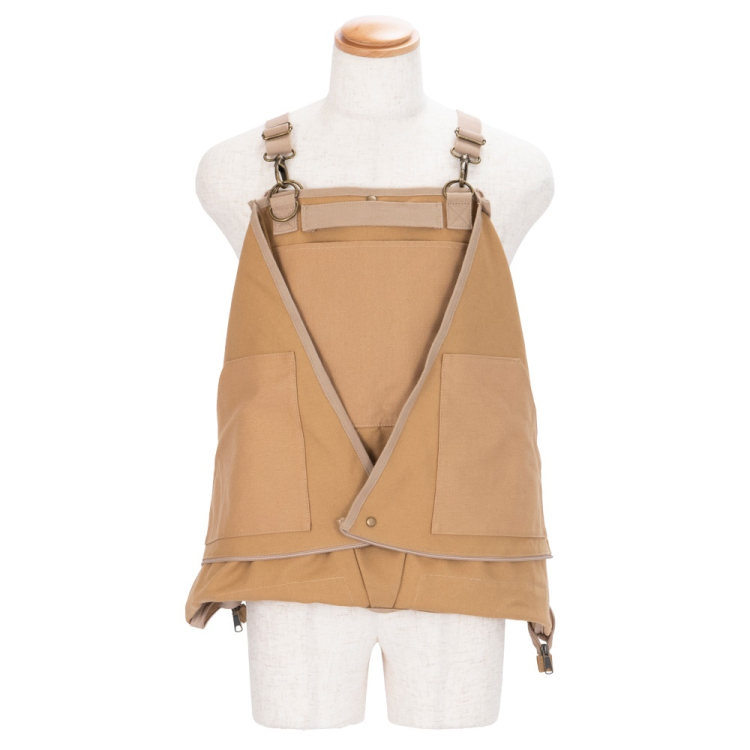 ナカバヤシ HIPPOSS ヒッポス 5WAY難燃エプロンバッグL/タン