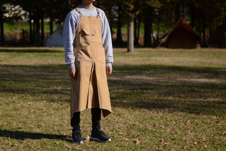 ナカバヤシ HIPPOSS ヒッポス 5WAY難燃エプロンバッグL/タン