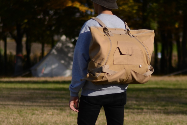 ナカバヤシ HIPPOSS ヒッポス 5WAY難燃エプロンバッグL/タン