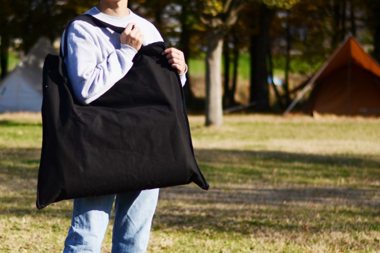 ナカバヤシ HIPPOSS ヒッポス 3WAY難燃ストールバッグ/ブラック