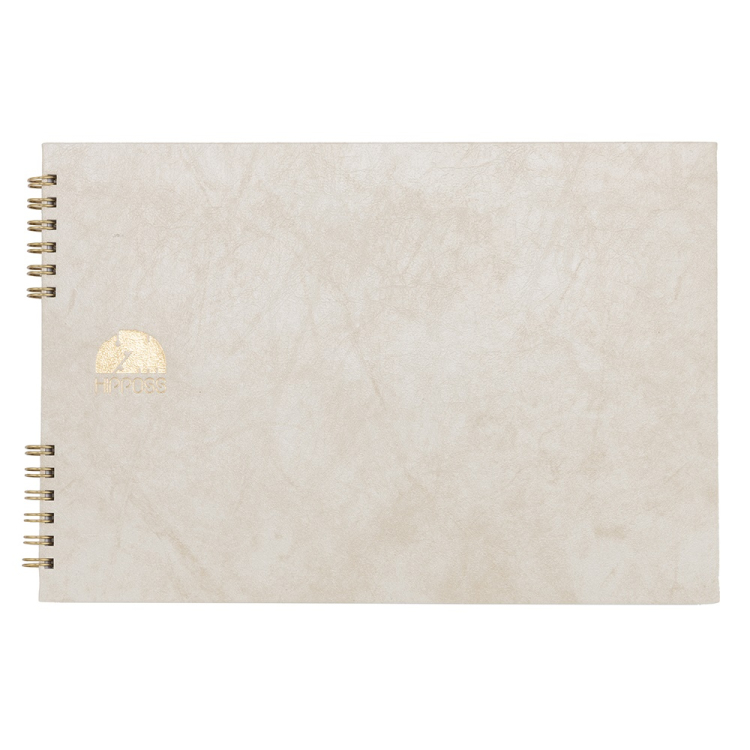 ナカバヤシ HIPPOSS ヒッポスＷリングスケッチB5E/アイボリー