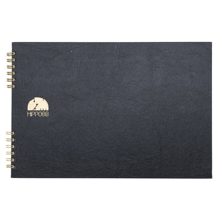 ナカバヤシ HIPPOSS ヒッポスＷリングスケッチB5E/ブラック