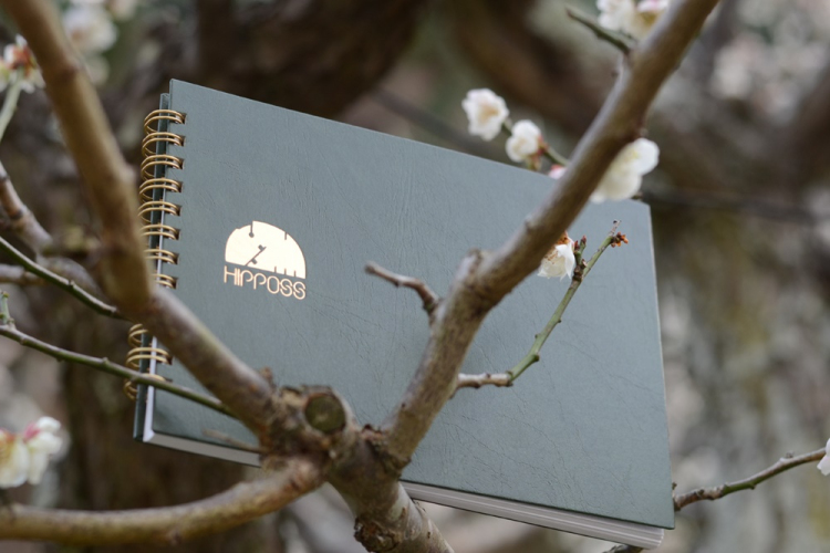 ナカバヤシ HIPPOSS ヒッポスＷリングスケッチB5E/ブラック