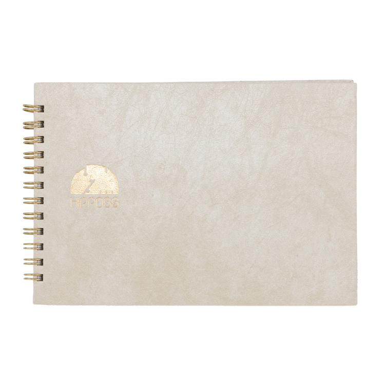 ナカバヤシ HIPPOSS ヒッポスWリングスケッチB6E/アイボリー