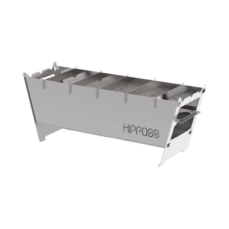 ナカバヤシ HIPPOSS ヒッポス 焚火台M/シルバー