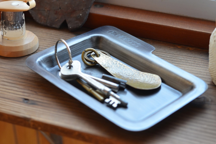 ナカバヤシ HIPPOSS ヒッポス スチールトレーS/シルバー