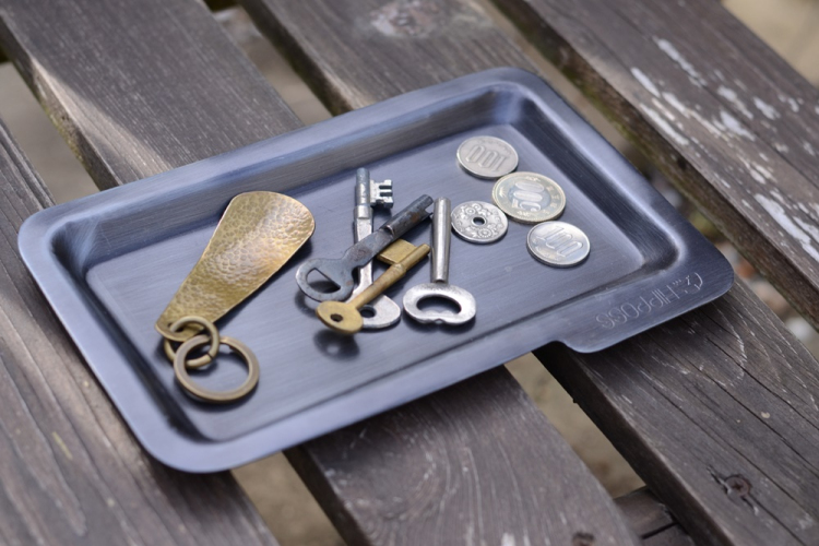 ナカバヤシ HIPPOSS ヒッポス スチールトレーM/シルバー