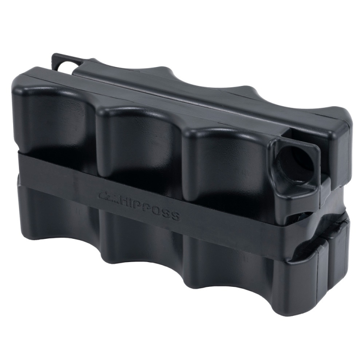 ナカバヤシ HIPPOSS ヒッポス アイスクーラーブロック2個セット/ブラック