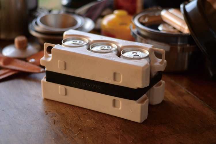 ナカバヤシ HIPPOSS ヒッポス アイスクーラーブロック2個セット/ブラック