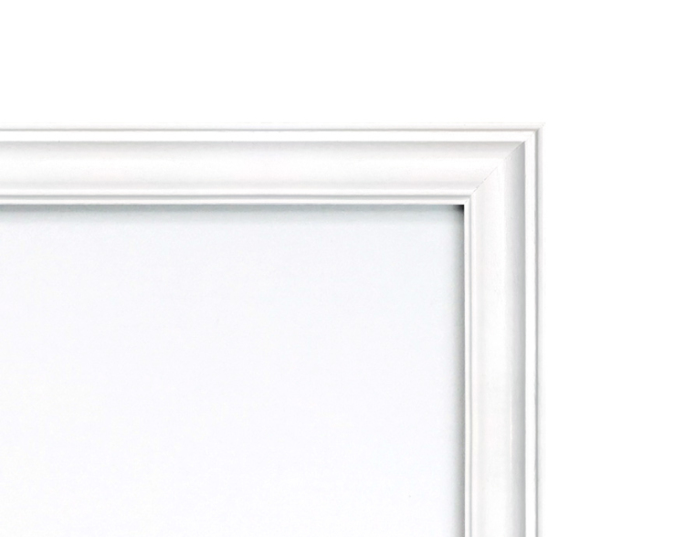 万丈 Vポスター額 A2 ホワイト