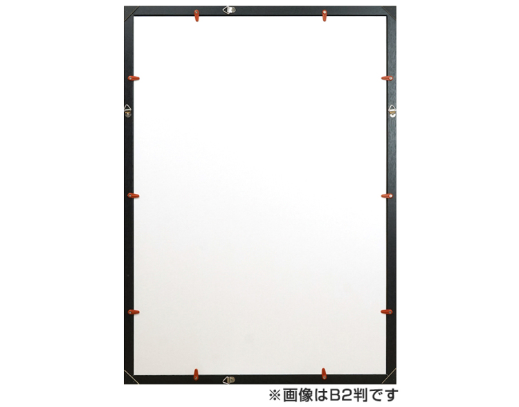 万丈　Vポスター額　B2　ブラック