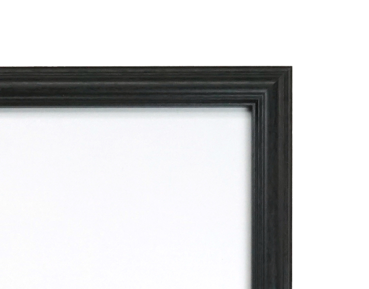 万丈　Vポスター額　A1　ブラック