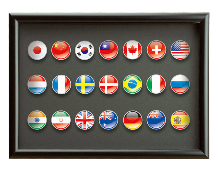 万丈　SLIMピンズフレーム　B5判　ブラック