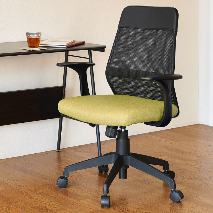 メッシュバックチェア グリーン