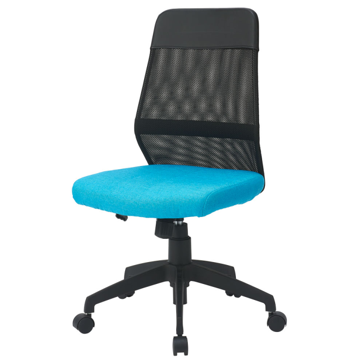 メッシュバックチェア ブルー