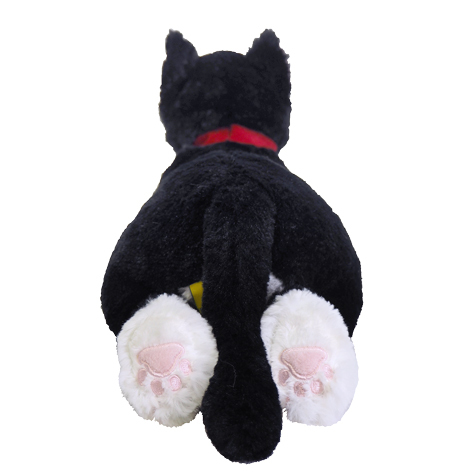 サンレモン ひざねこ　ぬいぐるみ(M)　 ハチワレ