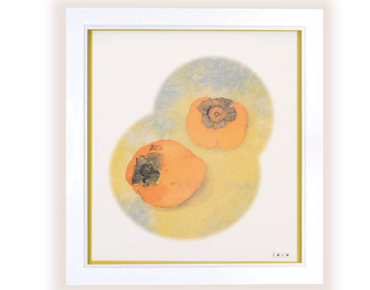 万丈 色紙額 ホワイト