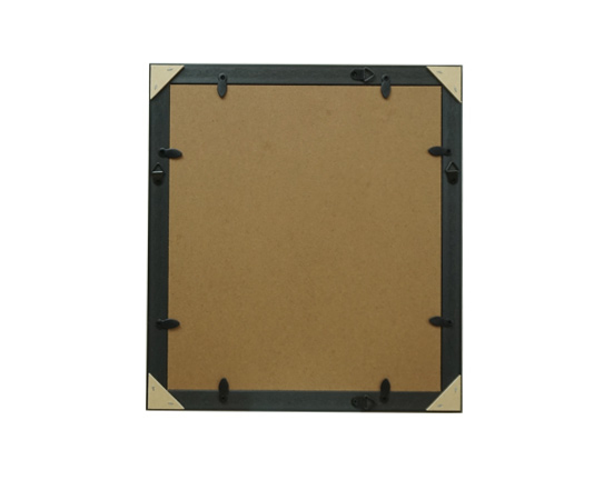 万丈 色紙額 ブラウン