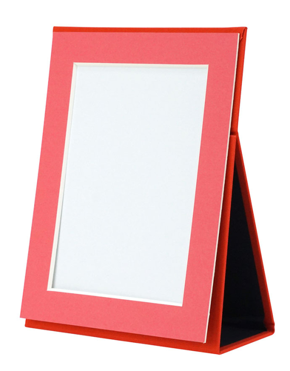 万丈 ポータブルフォトフレーム 2L判タテ トマト