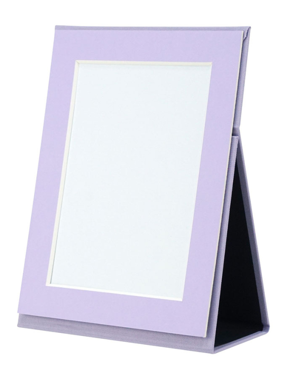 万丈 ポータブルフォトフレーム 2L判タテ ラベンダー