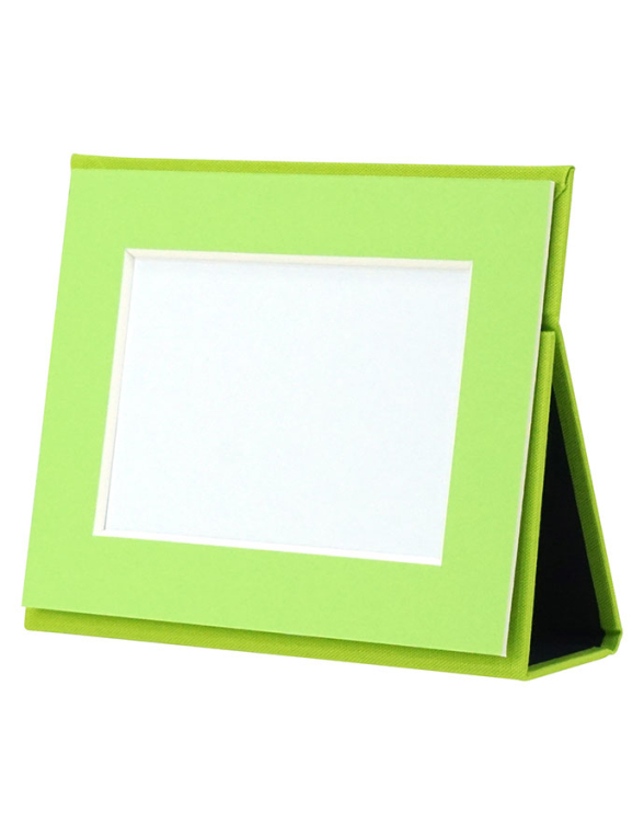 万丈　ポータブルフォトフレーム　L判ヨコ　ライム