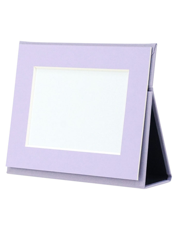 万丈　ポータブルフォトフレーム　L判ヨコ　ラベンダー