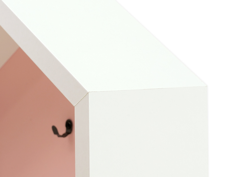 万丈 おうち型BOX(L判フレーム付) WH×PK